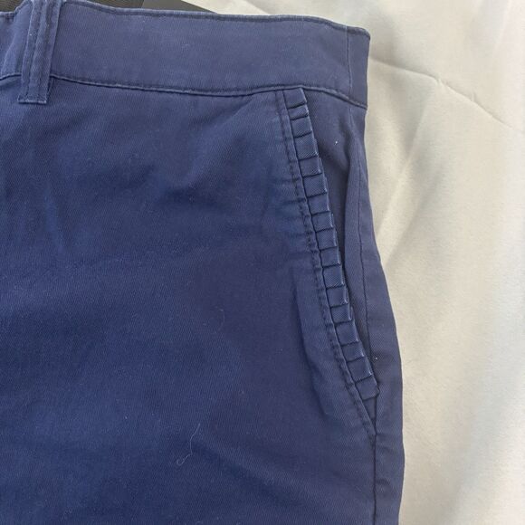 Lane Bryant Navy Chino Girlfriend Shorts 22 - Picture 7 of 11